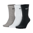 thumbnail image 1 of Nike - Calcetines Medios para Adultos Unisex - Packs de 3 (Blanco, Negro, Gris), 1 of 2