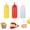 3 color 16oz set, variant on 3 Pack Yellow Plastic Squeeze Bottles 8 oz Condiment Squeeze Bottles Multipurpose Squirt Bottle for Ketchup Oil Jam BBQ Sauce Dressing Grilling Crafts Syrup Dispensers