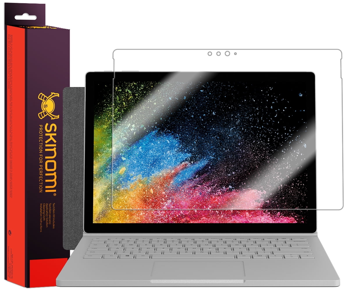 Skinomi Brushed Steel & Screen Protector for Surface Book 2 (13.5")(i5