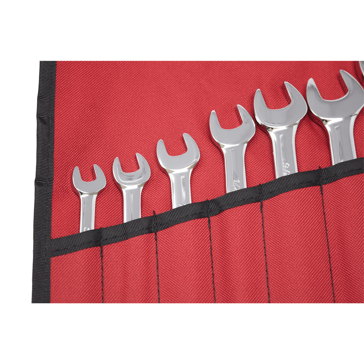 K Tool International Wrench Set Combination 12 Piece Hi Polish