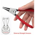 thumbnail image 4 of Snap Ring Pliers Tool:Long Needle Nose Pliers,Split Ring Pliers C Snap Ring Pliers,Lock Ring Pliers for Ring Remover and Retaining, 4 of 7