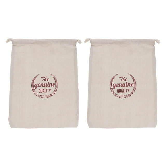 EeaseMX 2 bolsas de pan reutilizables con cordón, prácticas bolsas para guardar pan.