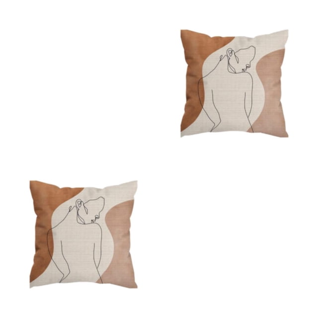 Inteprter Funda de almohada y duradera, además de decoración del hogar, , funda de almohadas aptas para W0134-7 W0134-7 2Conjunto