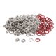 thumbnail image 4 of 50 Juegos Hollow Five Claw Button Prong Snap Buttons Iron Fasteners Red Sunnimix Botones huecos de cinco garras, 4 of 8