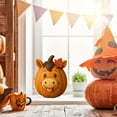 thumbnail image 7 of Cute Farm Animal Pumpkin Figurines Thanksgiving Decor, Resin Animal Statue Autumn Fall Harvest Home Centerpiece Displays (Horse), 7 of 7
