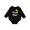 AB-Black, variant on First Mate Pirate with Parrot and Bandanna Baby Fleece Bodysuit