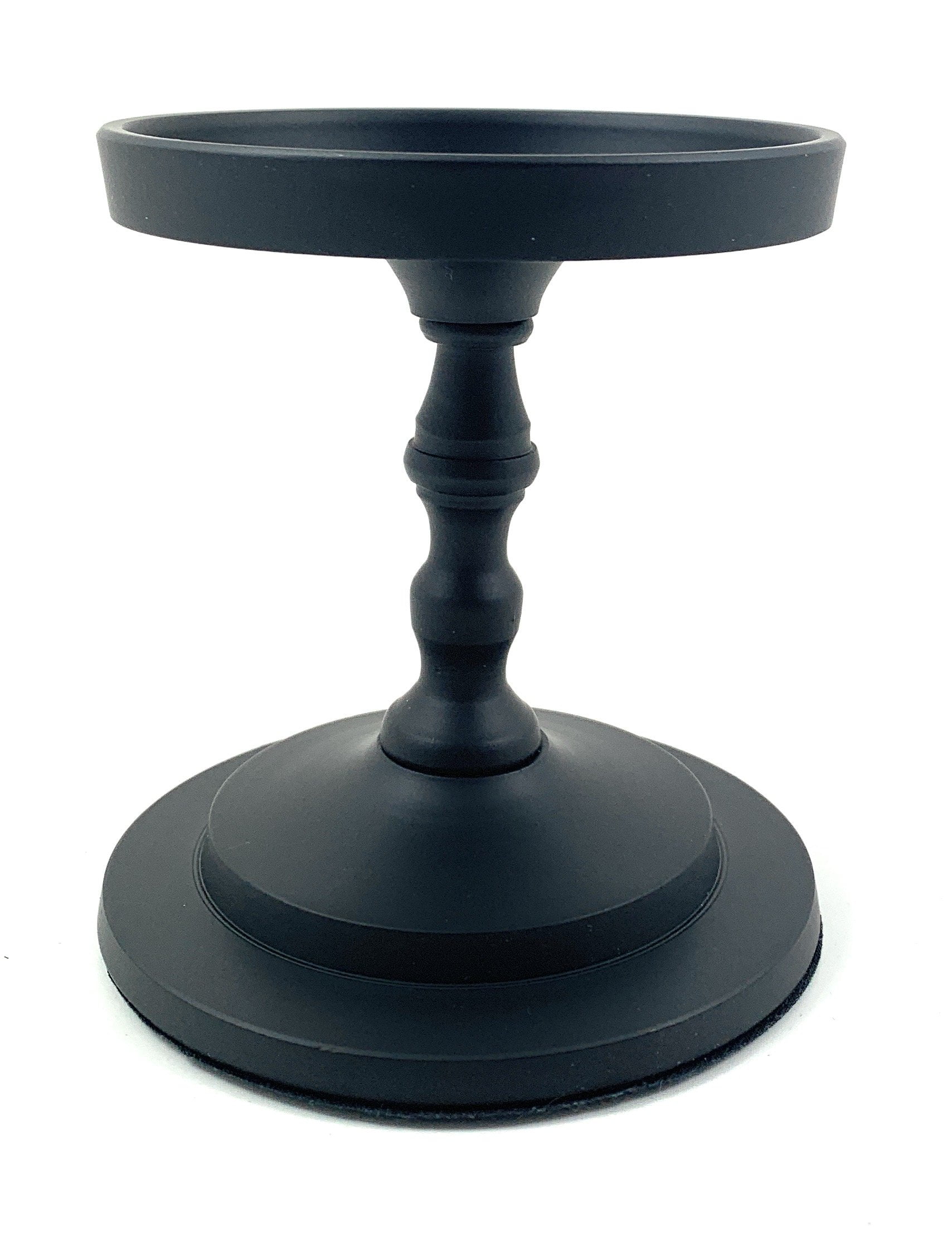 Pillar Candle Holder (Black, 4")