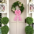 thumbnail image 3 of 1PC Large Spring Bows for Wreath, Easter Wildflower Bow for Front Door, Flower Farmhouse Wreath Bows for Party Decor Indoor Outdoor Wall Spring Summer Decoration Supplies Ornament, 3 of 8