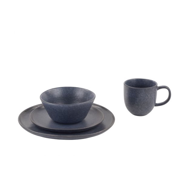 Vajilla 16 piezas Merten - Azul Weik Contemporaneo