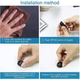 thumbnail image 3 of 20 Pieces Cable Clips Self-Adhesive Desk Cable Organizer Cord Management Clips Wire Holder for Cord, Cable and Wire, Fastening Cable Ties Reusable,Black, 3 of 10