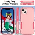 thumbnail image 6 of NIFFPD iPhone 14 Plus Case, Shockproof Full Coverage Protective Cover Phone Case for iPhone 14 Plus 6.7" Pink, 6 of 7