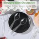 thumbnail image 3 of Althee 500 Pieces Clear Plastic Spoons Heavy Duty Plastic Silverware Plastic Cutlery Transparent, 3 of 5