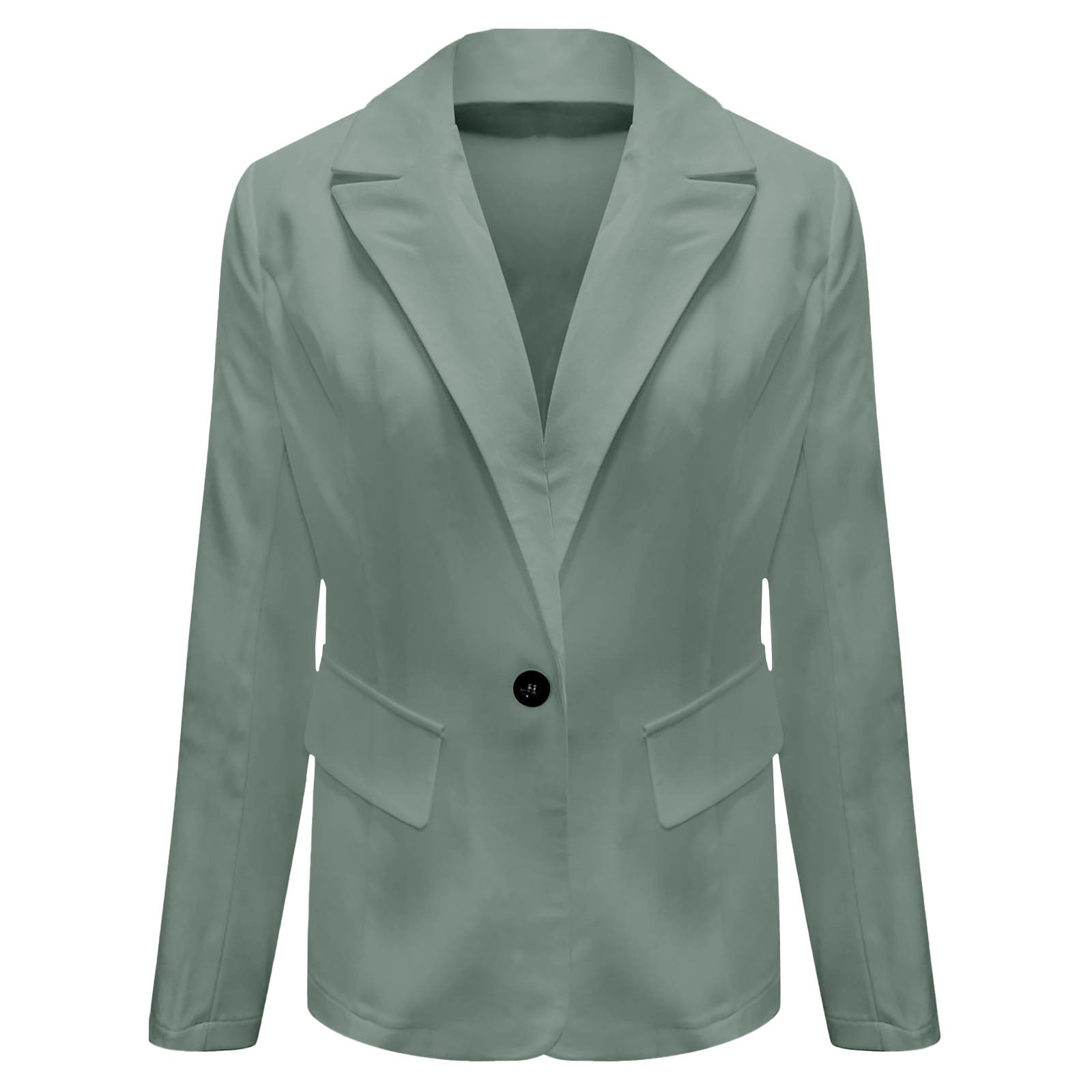 Générique Blazer Femme Chic Et Elegant Veste Boutons Manche Longue Pockets Boutons Manche Longue Costume Femme Manteau Cardigan Veste De Costume Slim Fit Costumes Manteau Blazerjacket Coat Chic
