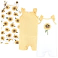 thumbnail image 1 of Hudson Baby Pelele Unisex De Algodón Para Bebé, Girasol, 9-12 Meses, 1 of 5