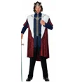 thumbnail image 5 of Disfraz de emperador rey reina medieval europeo, uniforme de mascarada para Halloween, 5 of 5