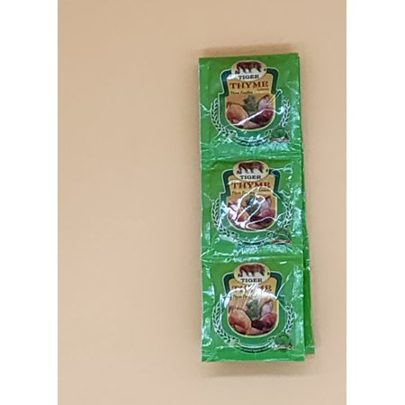 Tiger Thyme Leaves - 12 Sachets  Versatile Flavor Enhancement