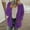 Purple, variant on Azrian Women Plus Size Cardigan Coat Cheap on,Fall and Winter Sweaters Casual Plus Size Plush Sweater Pockets Outerwear Buttons Cardigan Coat