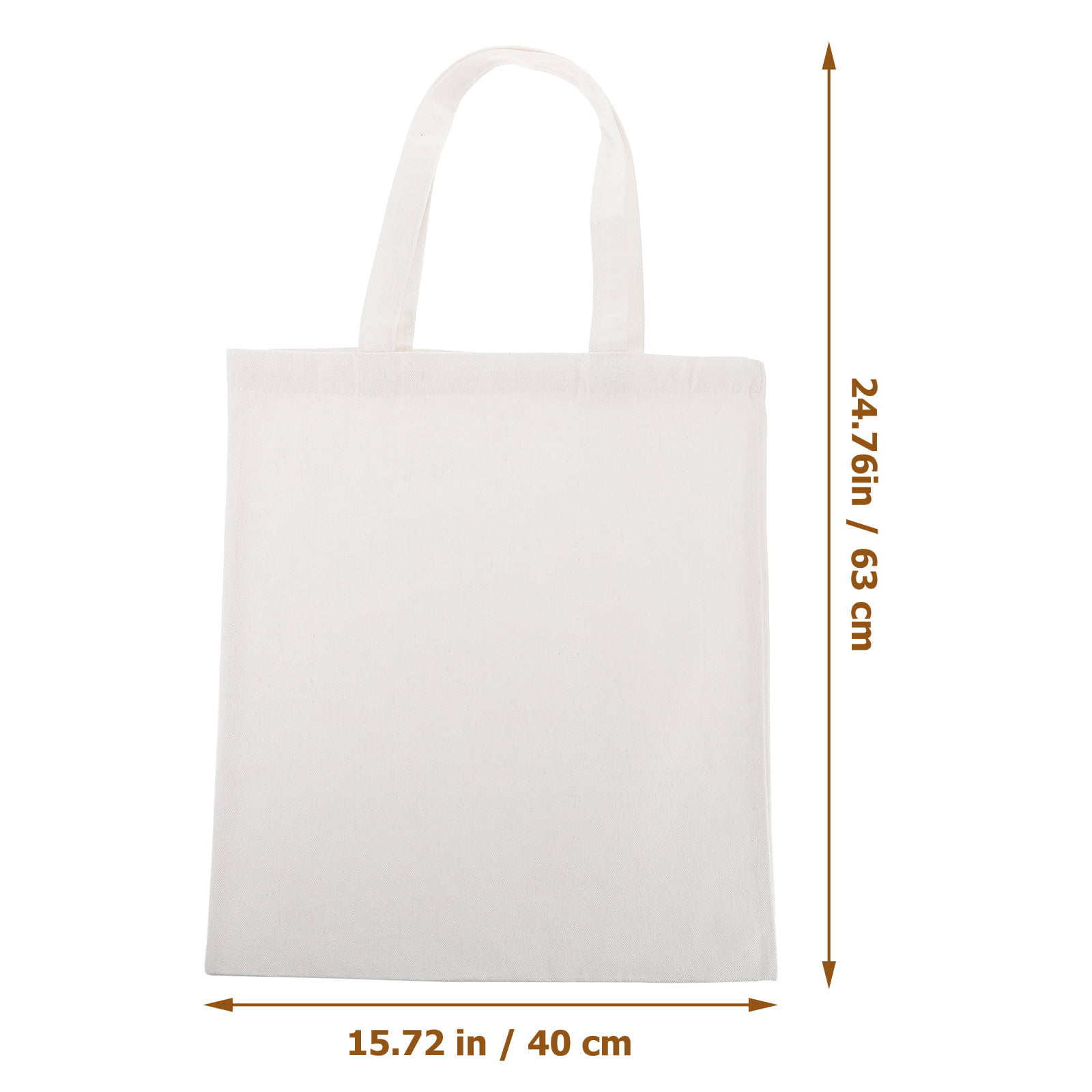 Large Non-Woven White Sublimation Tote Bag - 14.5 x 15.4 - 10/case