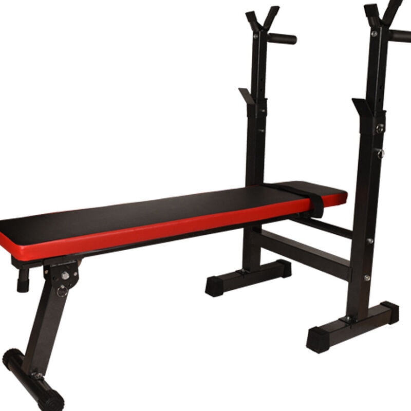 Weight Folding Bench Barbell Workout Shoulder Chest Press