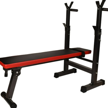 Weight Folding Bench Barbell Workout Shoulder Chest Press Home Gym (Best Chest Workout For Mass Without Weights)