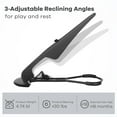 thumbnail image 2 of Baby Bouncer 2 in 1 Convenient Design, Removable Machine Washable, Comfortable Support, for 0-18 Months-Dark Gray, 2 of 6