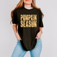 thumbnail image 5 of Pumpkin Season Block Distressed - Women's Garment Dyed Graphic T-Shirt, 5 of 11