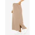 thumbnail image 3 of Woman Within Plus Size Petite Sport Knit Side-Slit Skirt, 3 of 6