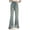 Z-10Blue, variant on YunPes Teen Girls Flare Jeans High Waist Bell Bottom Pants Distressed Butterfly Patchwork Jeans Casual Cute Applique Denim Leggings