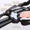 thumbnail image 1 of CHUANK Bike Tail Light with Turn Signals  120 Lumens USB Rechargeable LED Rear Bike Light  Wireless Remote Control Bike Blinkers  IPX5 Waterproof Bike Safety Light for Night  Black, 1 of 7