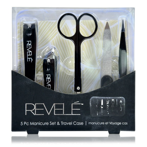 REVELE 5-Piece Manicure Set and Travel Case