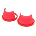 thumbnail image 1 of 2 piezas de cubierta impermeable para altavoces de coche, espaciadores de plástico impermeables, cojín antioxidante de audio, accesorios para coche rojo, 1 of 8