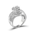 thumbnail image 2 of JewelersClub 0.925 Sterling Silver 1.00 Carat White diamond Ring for Women | Diamonds for Everyday Womens Wear, 2 of 4