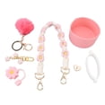 thumbnail image 2 of JUEGO DE DELECIÓN DE TAZAS PARA ACESORIOS DE TAZAS, Que incluye 7 Accesorios para Tazas, Lindo Colgante de Bola de Felpa y Llavero de Flor, Cubierta de Pajita, 2 of 7