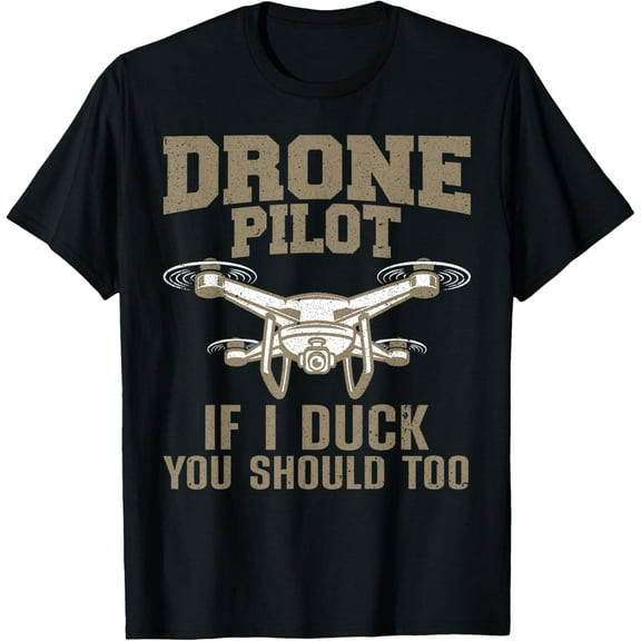 Funny Drone Pilot Design For Men Women Kids Drone Operator T-Shirt