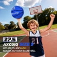 thumbnail image 3 of Baloncesto AXGUIQ, talla 5, juvenil, 27.5 pulgadas, goma azul, 3 of 8