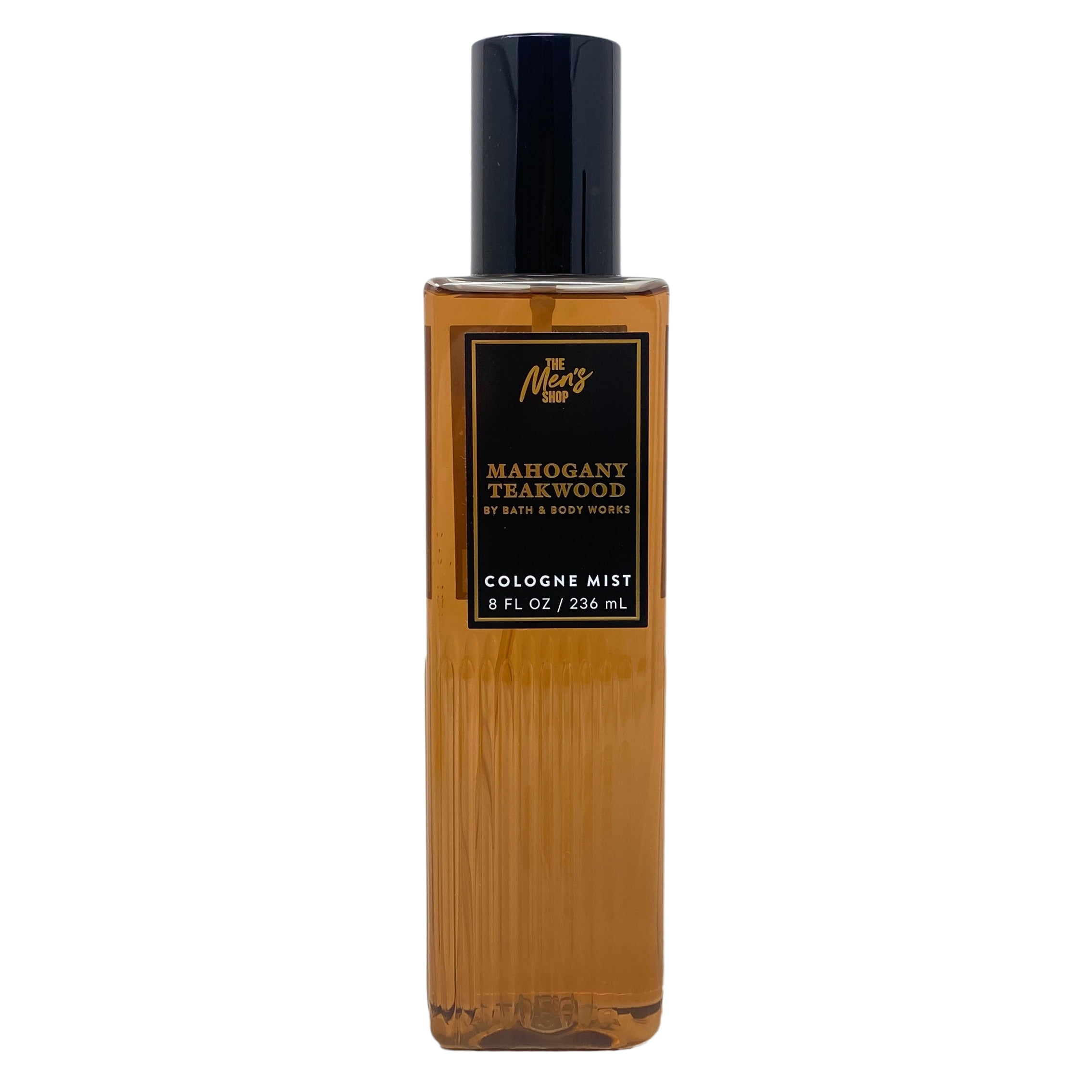 Bath & Body Works The Men's Shop Mahogany Teakwood 2 Piece Cologne Mist Set with a Clay Baby Bar Soap - Full Size
