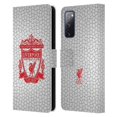 thumbnail image 1 of Head Case Designs Officially Licensed Liverpool Football Club Crest 2 White Pixel 2 Leather Book Wallet Case Cover Compatible with Samsung Galaxy S20 FE / 5G, 1 of 6