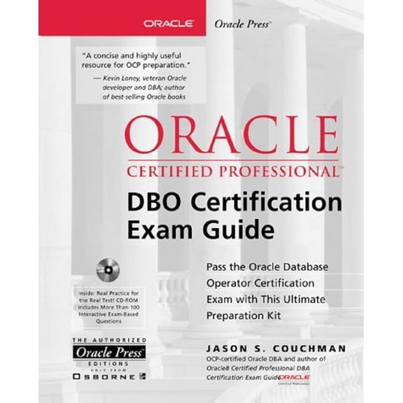 Pre-Owned Oracle Certified Professional (Osborne): Oracle Certified Professional DBO Certification Exam Guide (Other)