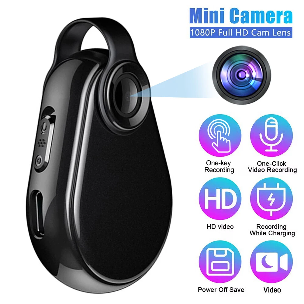 Mini FHD 1080P Wearable Necklace Pandent Mini Body Camera Voice Video Recorder