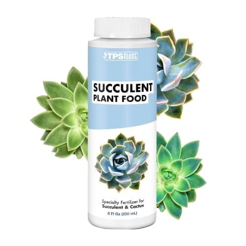Succulent Plant Food for Succulents, Cactus, Jade and Aloe, Liquid Houseplant Fertilizer 8 oz (250mL)
