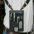 thumbnail image 6 of VIPERADE VE4 Tool Pouch, Nylon Pocket Organizer with 2 Pockets and 4 Small Tool Storage EDC Gears, Best Gift to Keep Organized, Hold Your Flashlight/Pocket Knife, Tactical Pen, Notebook-Black Camo, 6 of 6