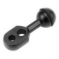 thumbnail image 1 of 2x de Plástico de 1 "y Adaptador YS para Sistema de lámpara Estroboscópica / Carcasa Subacuática perfke Brazo articulado adaptador de cabeza esférica, 1 of 9