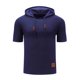 thumbnail image 2 of pstuiky camisetas para hombre, Camisa de manga corta con cuello abierto y lazo floral hecha a mano para hombre camisas casuales para hombre m, 2 of 4