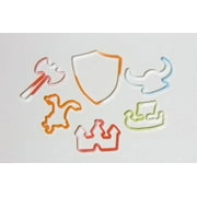 ZANYBANDZ Pack of 24 Dragon Shaped Rubber Bands Glow-In-The-Dark