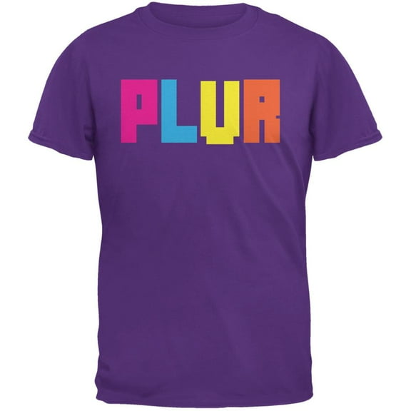 Plur Purple Adult T-Shirt - 2X-Large