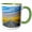Green/White, variant on 3drose, Freeway Through Atacama Desert, San Pedro De Atacama,chile., 11oz Mug