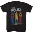 thumbnail image 1 of The Police Synchronicity Black Adult T-Shirt, 1 of 2
