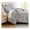 20 - Ashanti Grey, variant on Oversized Queen Duvet Cover Set Soft, Stain-Resistant Includes 1 Duvet Cover with Zipper Closure & 2 Pillow Shams Machine Washable Full/Queen Bedding Set, Dark Taupe