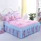 thumbnail image 1 of Decoración elegante para adultos/habitaciones de los niños, incluye faldón de cama y cubrecama de microfibra con volantes, 1 of 7