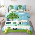 thumbnail image 1 of YST Happy Camping 7-Piece Comforter Set, Queen – Retro Rustic Farmhouse Camping Decor, 1 of 5